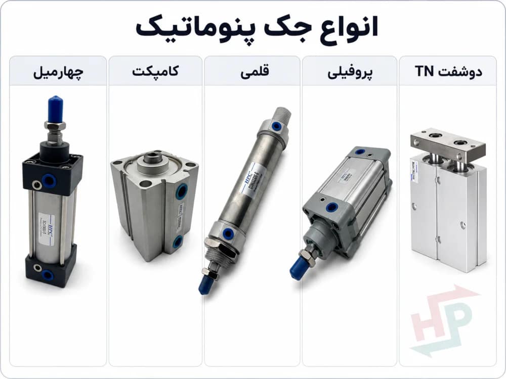 انواع جک پنوماتیک