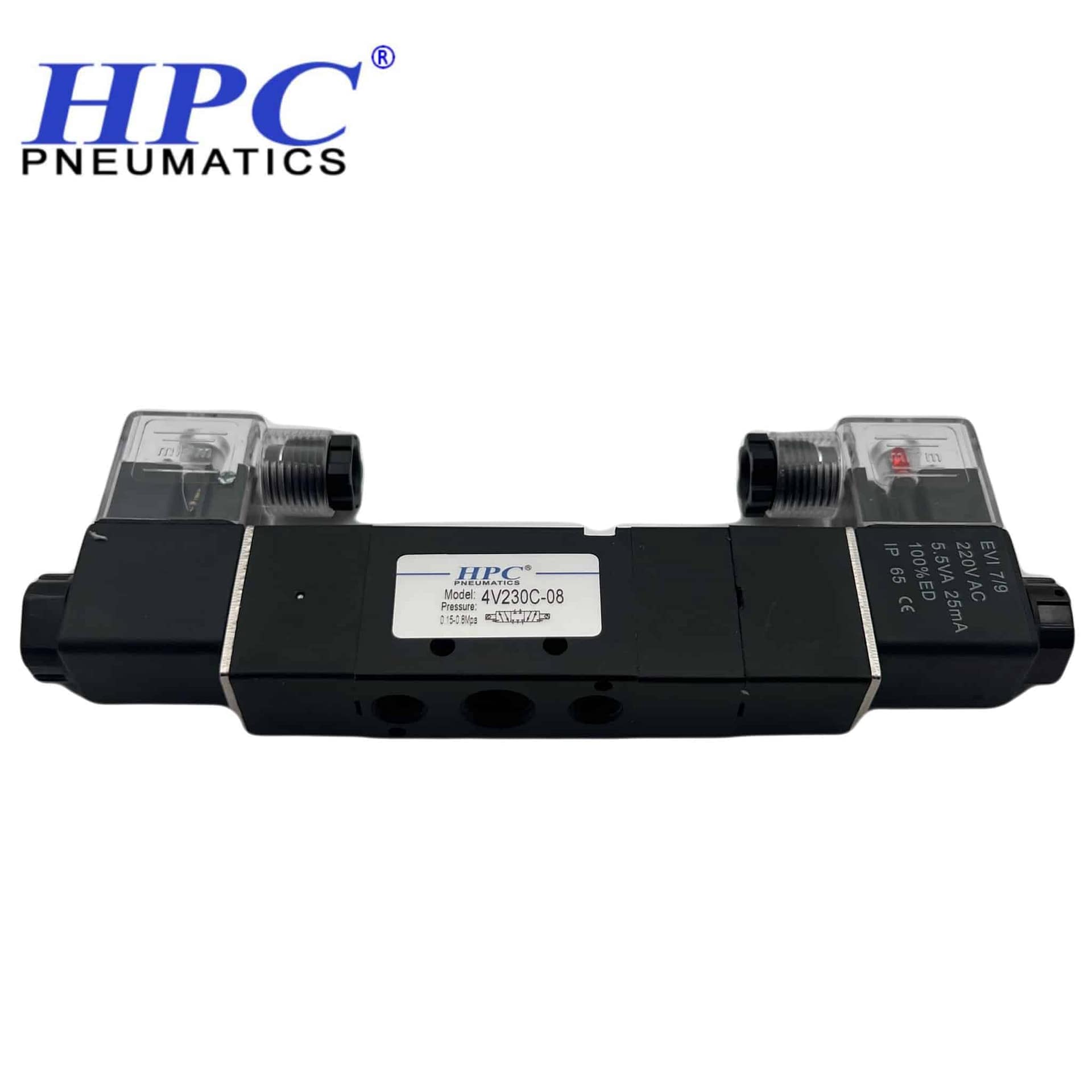شیر برقی پنوماتیک بسته HPC